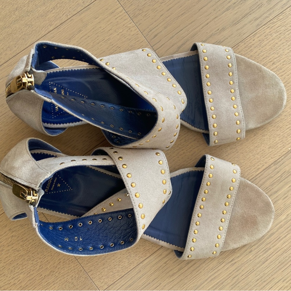 Valentina Rangoni Italian suede sandals